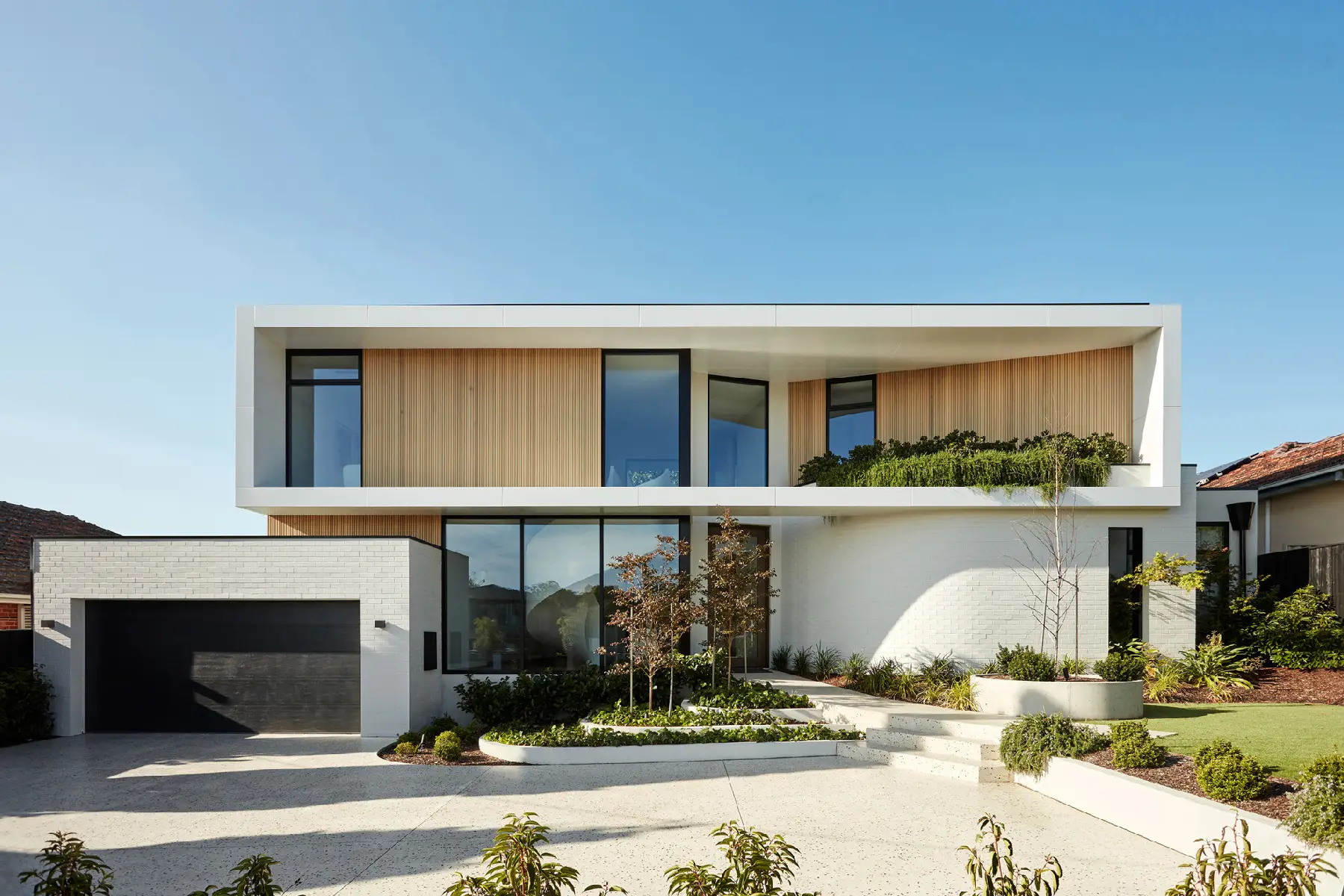 Modern luxury home exterior