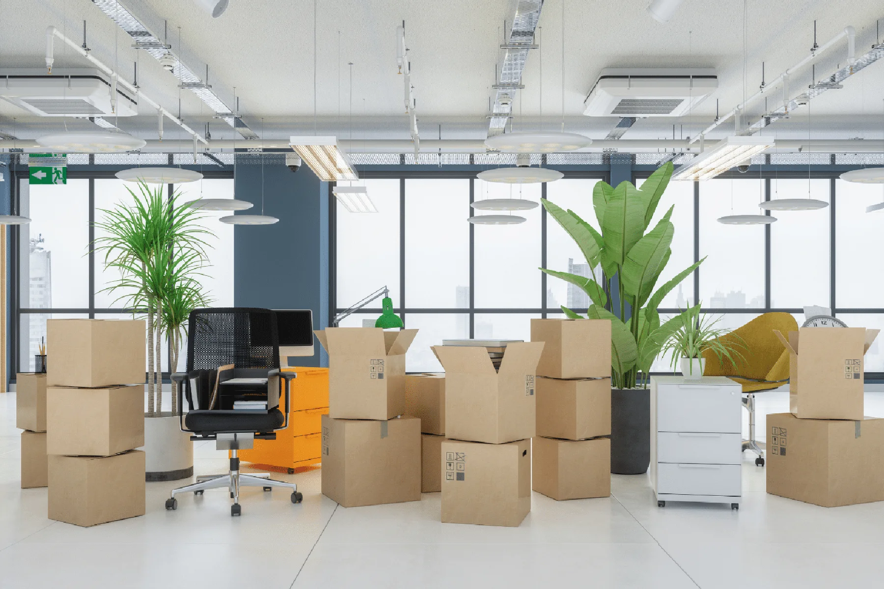 Commercial moving service