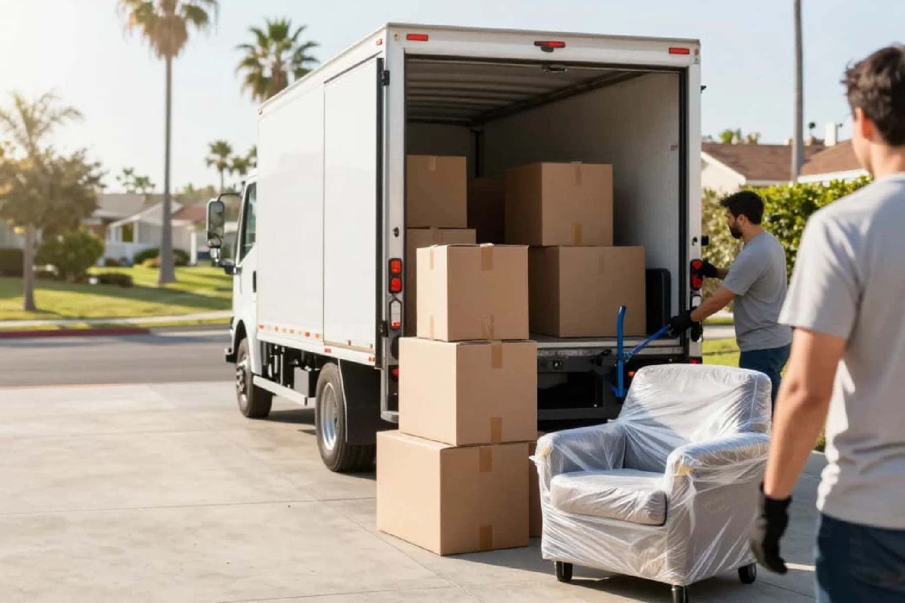 Long distance moving service